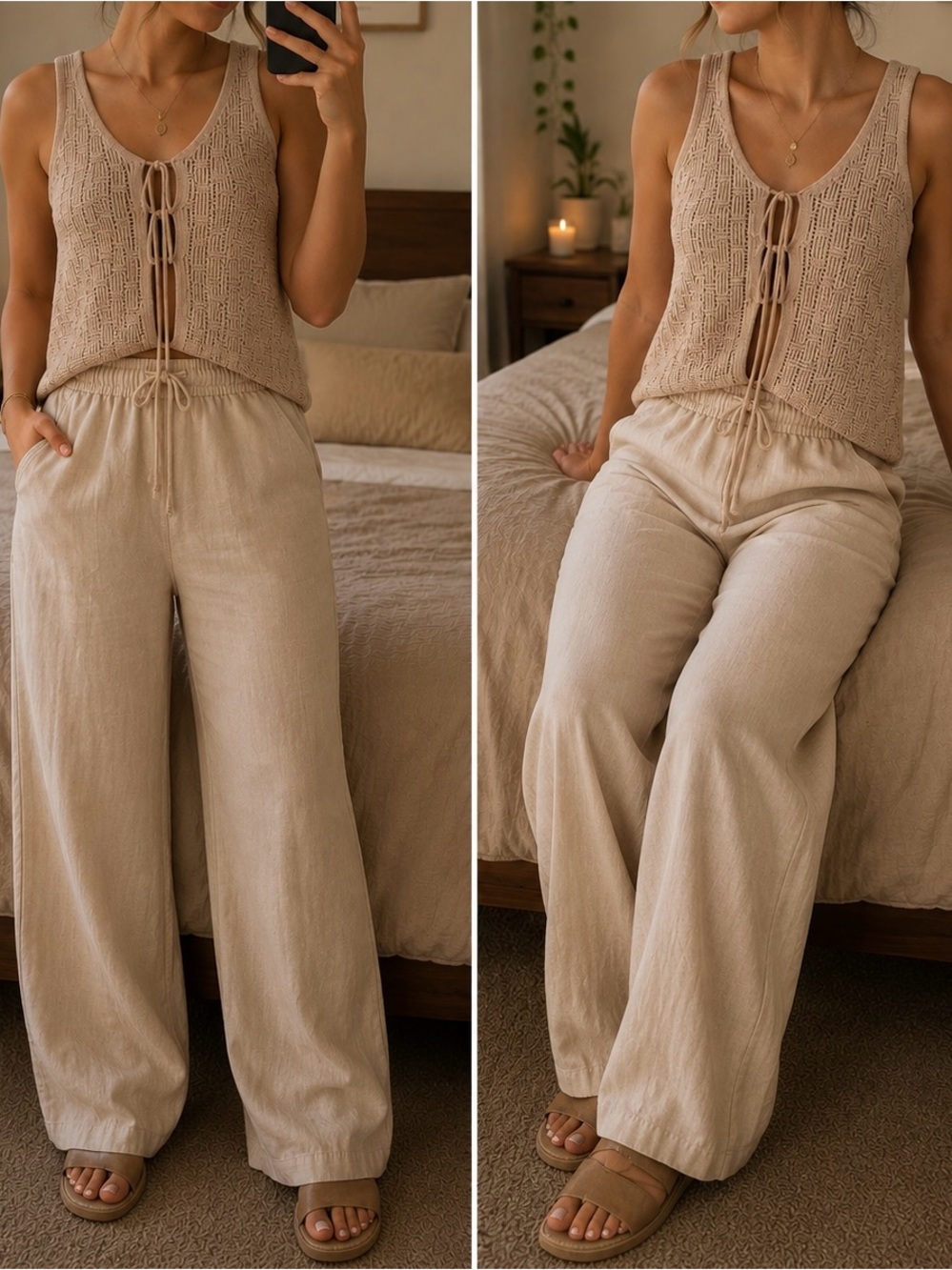 Open cable-knit crochet short sleeve lightweight sweatervest boho retro festival